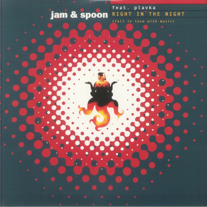 JAM & SPOON feat PLAVKA - Right In The Night (Fall In Love With Music) vinyl sleeve
