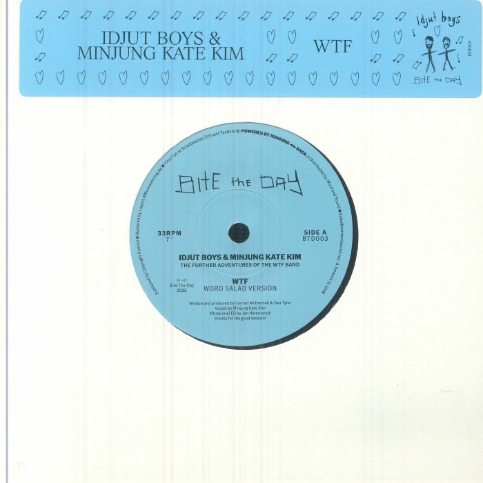 IDJUT BOYS/MINJUNG KATE KIM - WTF: Further Adventures Of The WTF Band vinyl sleeve