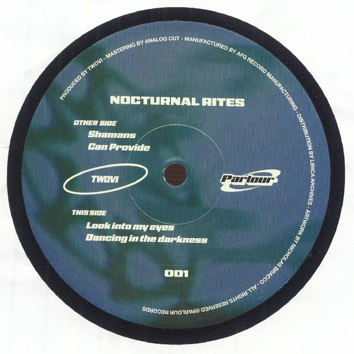 TWOVI - Nocturnal Rites vinyl sleeve