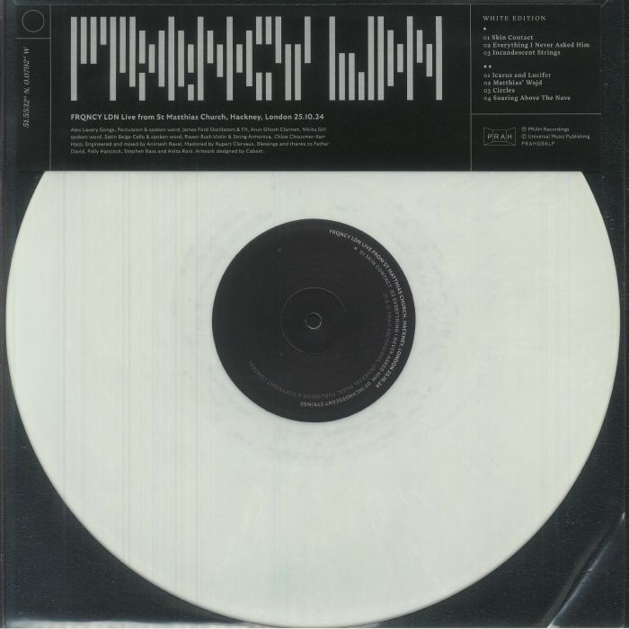 FRQNCY LDN - The White Edition vinyl sleeve