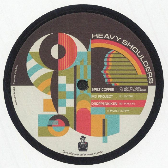 SPILT COFFEE/M3 PROJECT/DROPPENKIKEN - Heavy Shoulders vinyl sleeve