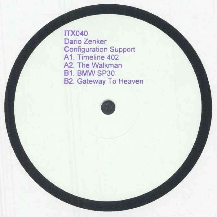 ZENKER, Dario - Configuration Support vinyl sleeve