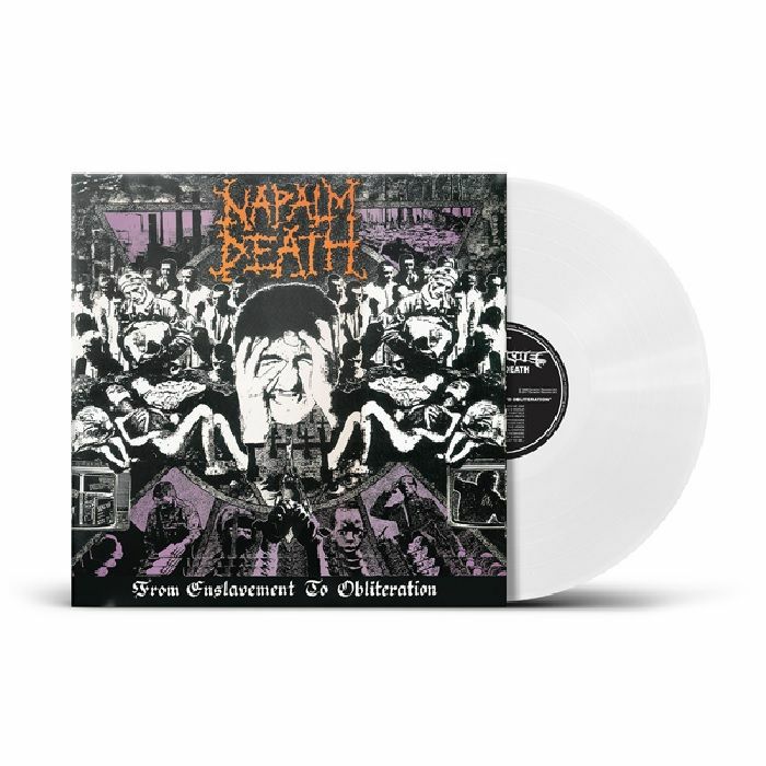 NAPALM DEATH - From Enslavement To Obliteration (reissue) vinyl sleeve