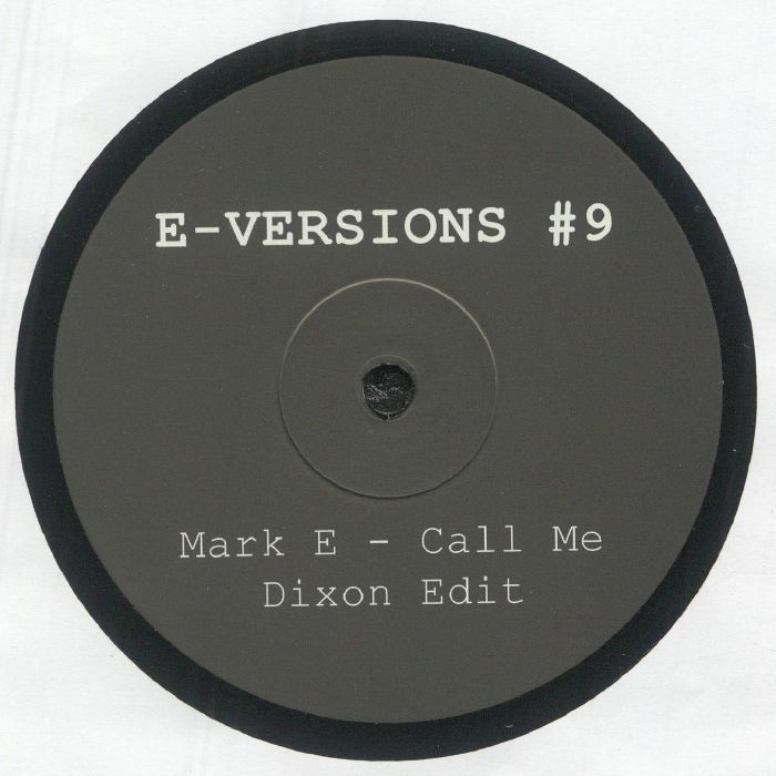 MARK E - E Versions 9 vinyl sleeve