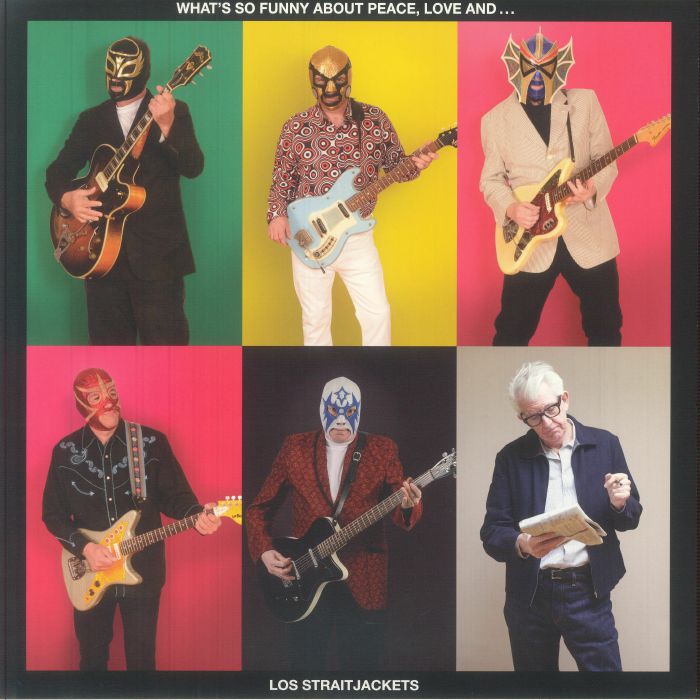 LOS STRAITJACKETS - What's So Funny About Peace Love & Los Straitjackets vinyl sleeve