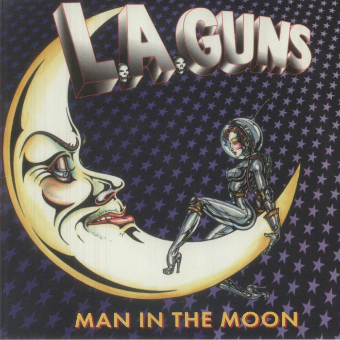 LA GUNS - Man In The Moon (reissue) vinyl sleeve