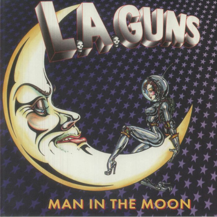 LA GUNS - Man In The Moon (reissue) vinyl sleeve