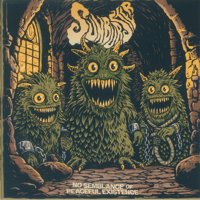 SUNBURSTER - No Semblance Of Peaceful Existence vinyl sleeve
