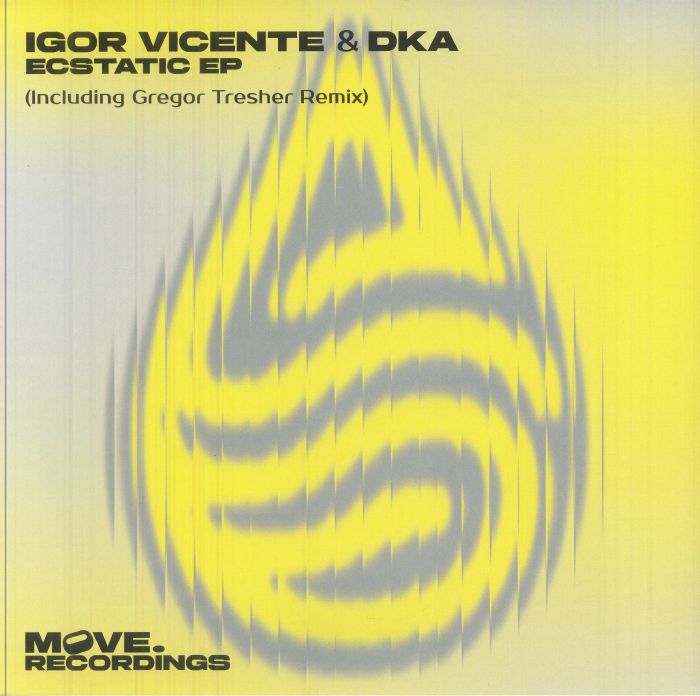 VICENTE, Igor/DKA - Ecstatic EP (remixes) vinyl sleeve