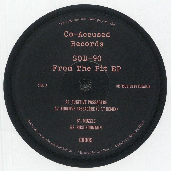 SOD 90 - From The Pit EP vinyl sleeve