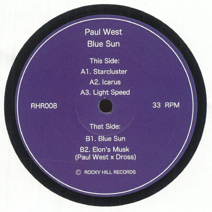 WEST, Paul - Blue Sun vinyl sleeve