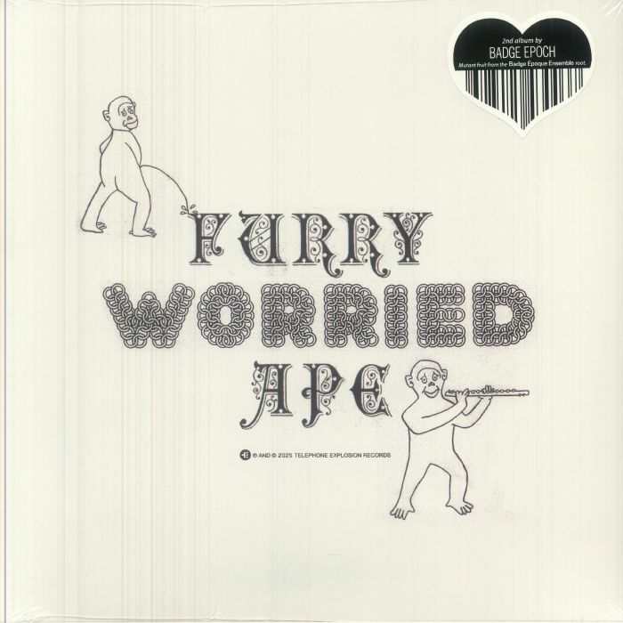 BADGE EPOCH - Furry Worried Ape vinyl sleeve