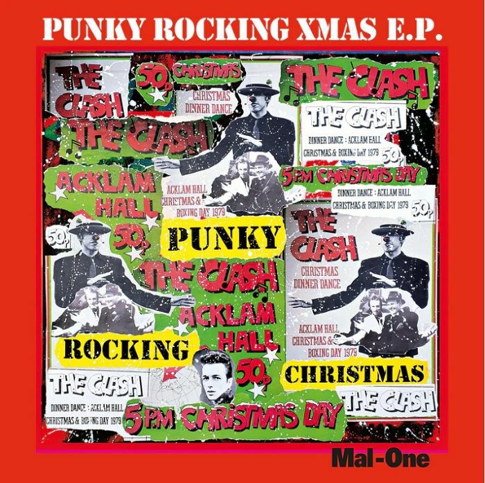 MAL ONE - Punky Rocking Xmas EP vinyl sleeve
