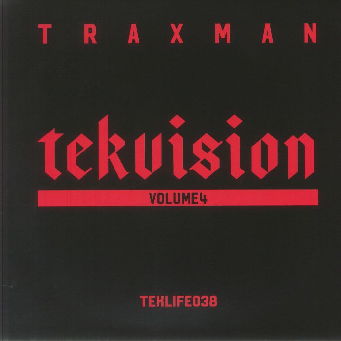 TRAXMAN - Tekvision Volume 4 vinyl sleeve