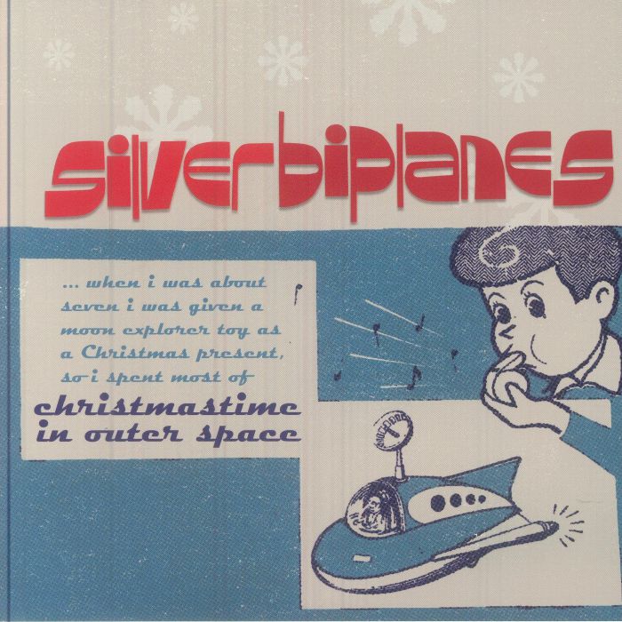 SILVER BIPLANES - Christmastime In Outer Space vinyl sleeve
