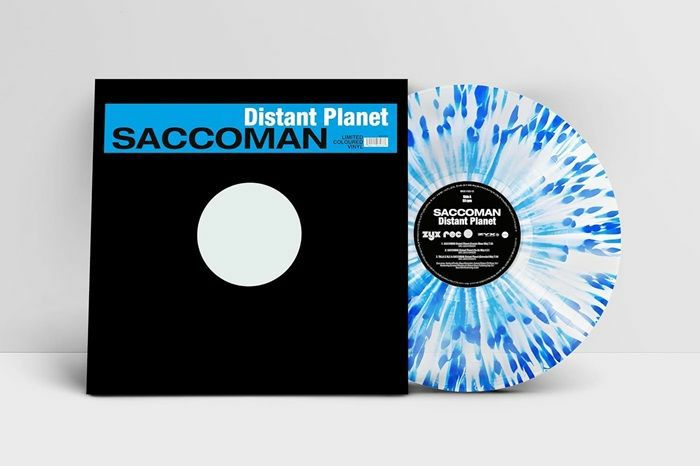 SACCOMAN - Distant Planet (remixes) vinyl sleeve