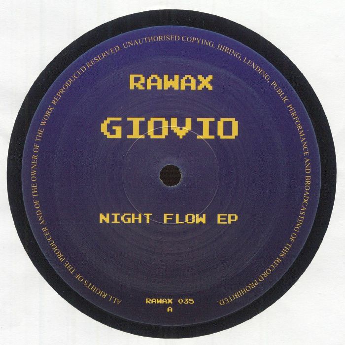 GIOVIO - Night Flow EP vinyl sleeve