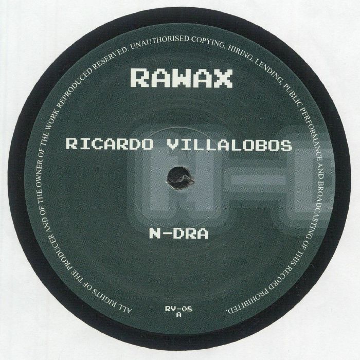 VILLALOBOS, Ricardo - N DRA (reissue) vinyl sleeve