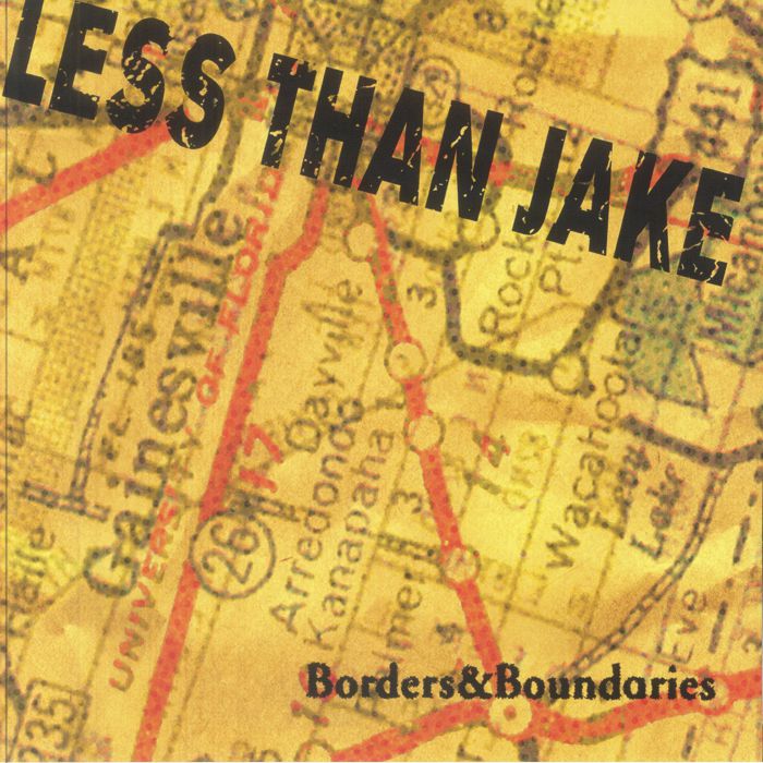 LESS THAN JAKE - Borders & Boundaries (25th Anniversary Edition) vinyl sleeve