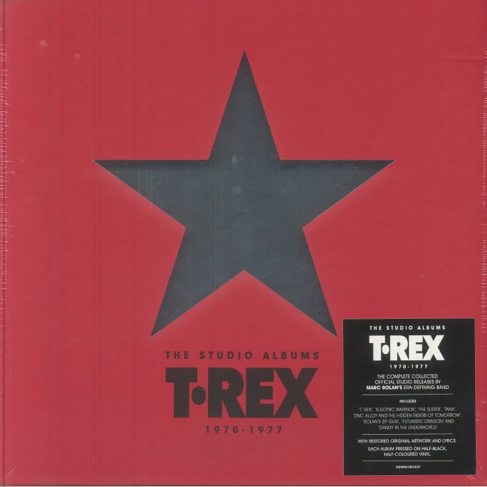 T REX - The Studio Albums T Rex 1970-1977 vinyl sleeve