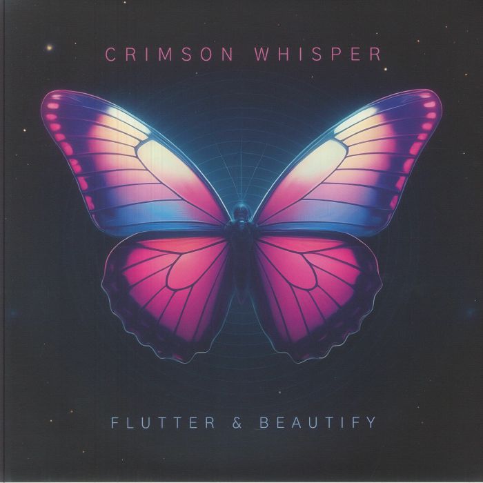 CRIMSON WHISPER - Flutter & Beautify vinyl sleeve