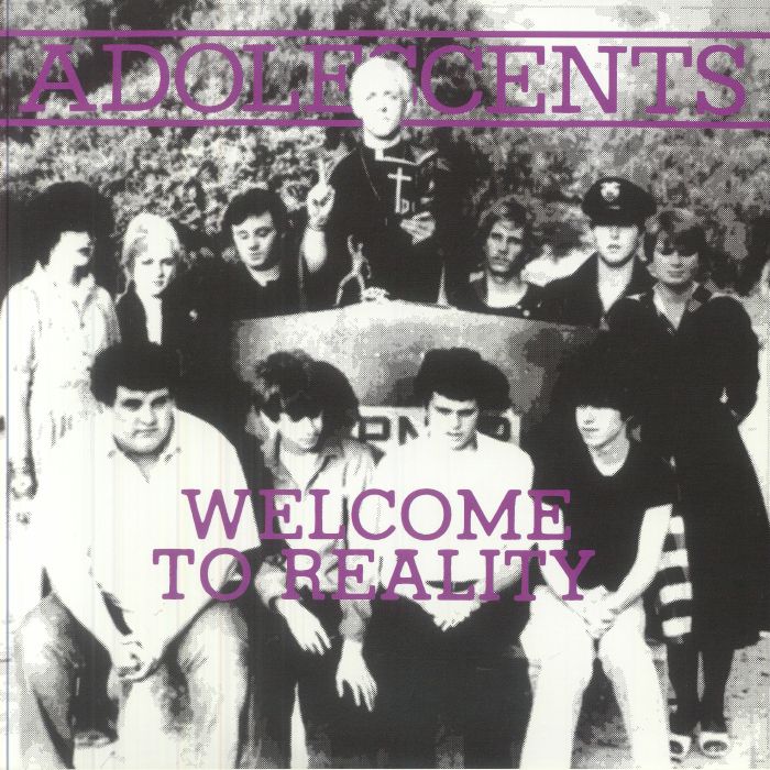 ADOLESCENTS, The - Welcome To Reality (reissue) vinyl sleeve