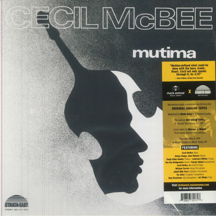 McBEE, Cecil - Mutima (Deluxe Edition) vinyl sleeve