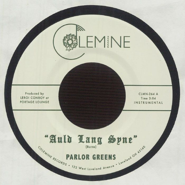 PARLOR GREENS - Auld Lang Syne vinyl sleeve