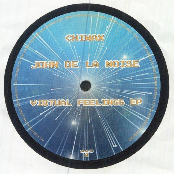 DE LA NOISE, John - Virtual Feelings EP vinyl sleeve