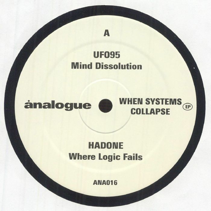 UFO95/HADONE - When Systems Collapse vinyl sleeve
