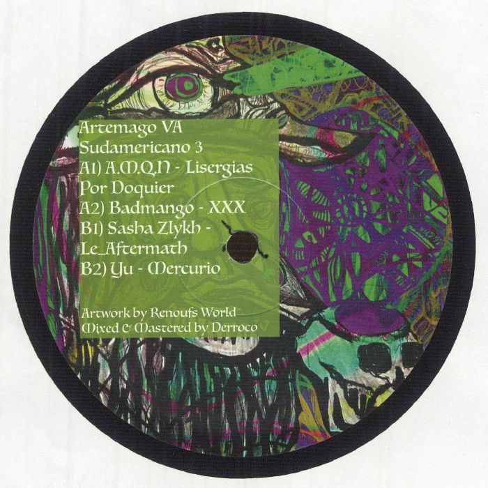 AMNQN/BADMANGO/SASHA ZLYKH/YU - Sudamericano 3 vinyl sleeve