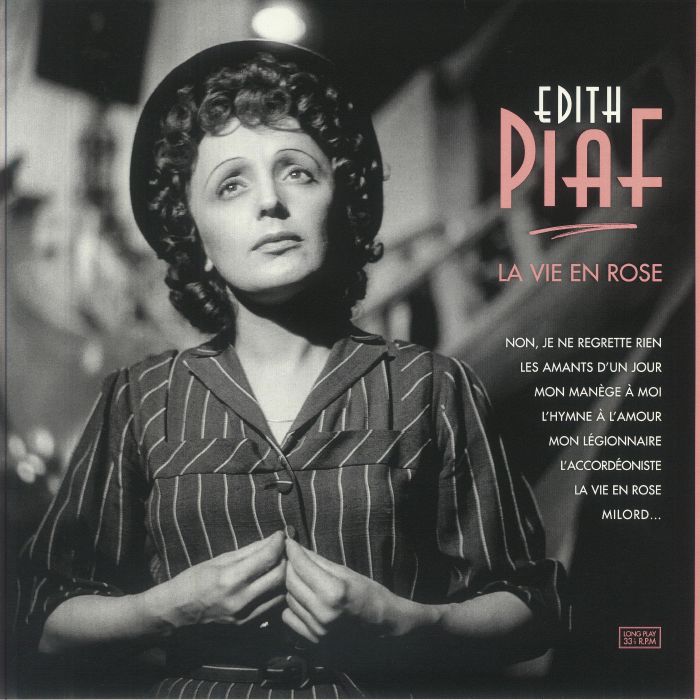 PIAF, Edith - La Vie En Rose vinyl sleeve
