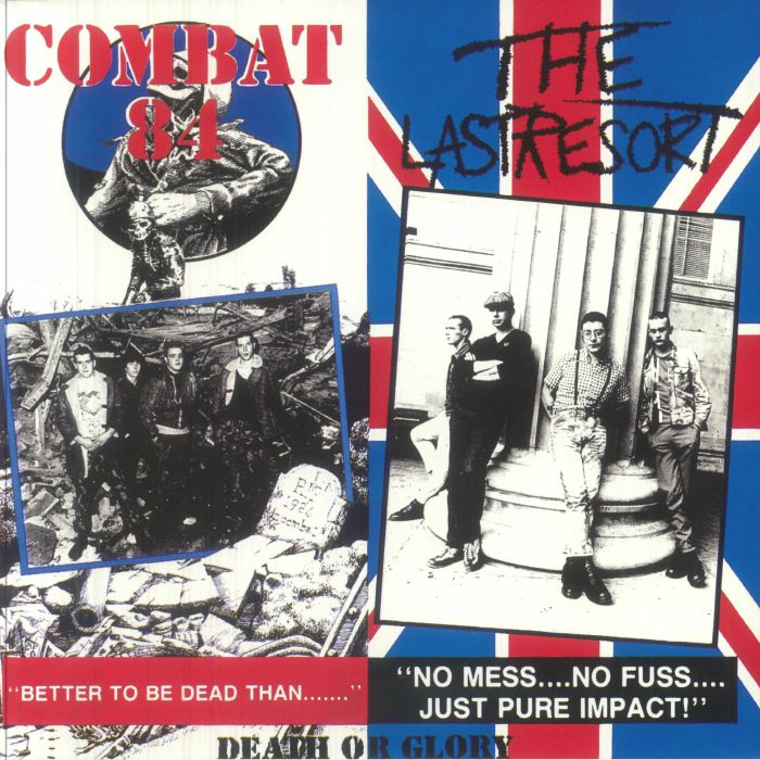 COMBAT 84/THE LAST RESORT - Death Or Glory (reissue) vinyl sleeve