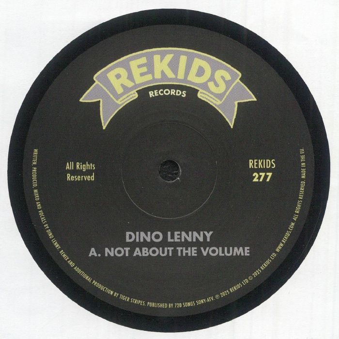 LENNY, Dino - Not About The Volume vinyl sleeve