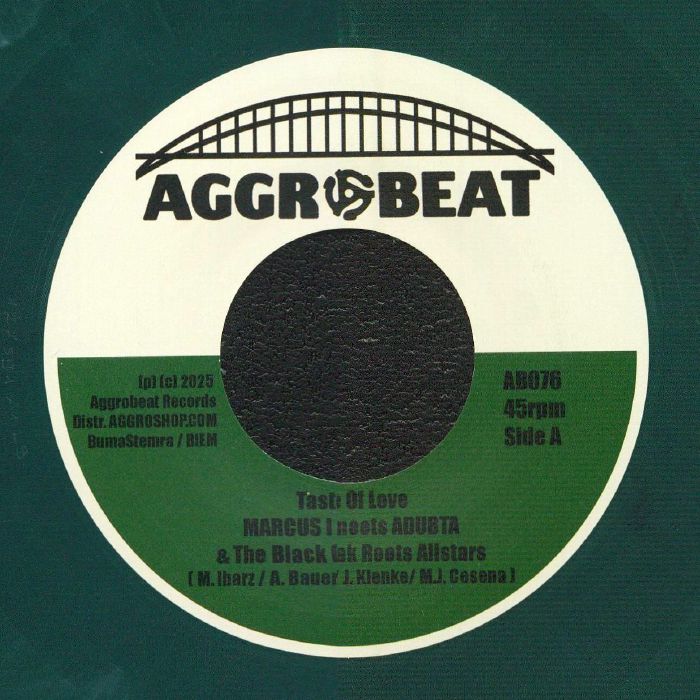 MARCUS I meets ADUBTA - Taste Of Love vinyl sleeve