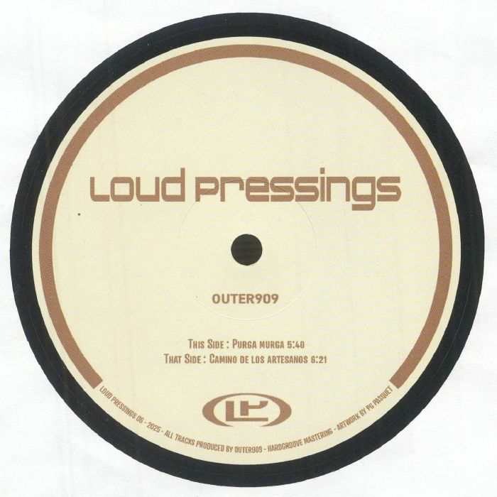 OUTER909 - Loud Pressings 06 vinyl sleeve