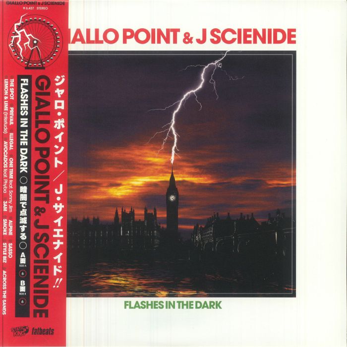 GIALLO POINT/J SCIENIDE - Flashes In The Dark vinyl sleeve