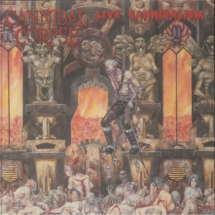CANNIBAL CORPSE - Live Cannibalism (reissue) vinyl sleeve