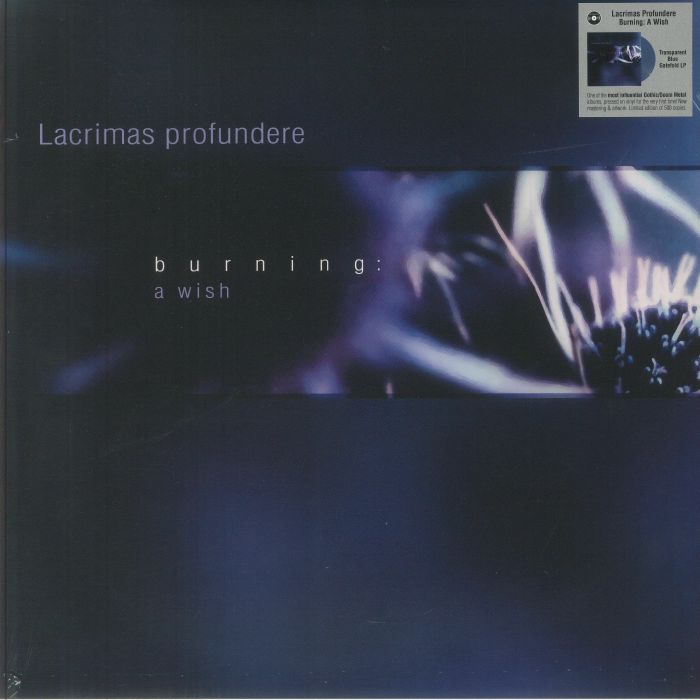 LACRIMAS PROFUNDERE - Burning: A Wish vinyl sleeve