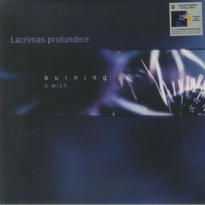 LACRIMAS PROFUNDERE - Burning: A Wish vinyl sleeve