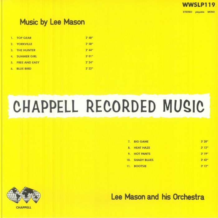 MASON, Lee & HIS ORCHESTRA - Music By Lee Mason (remastered) vinyl sleeve