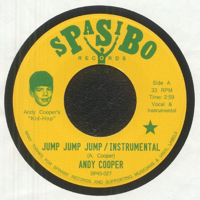 COOPER, Andy - Jump Jump Jump vinyl sleeve
