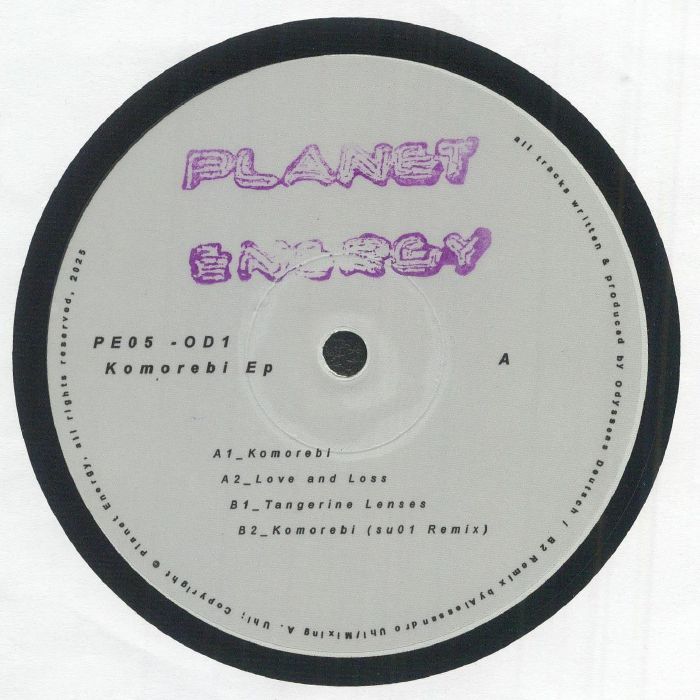 OD1 - Komorebi EP vinyl sleeve
