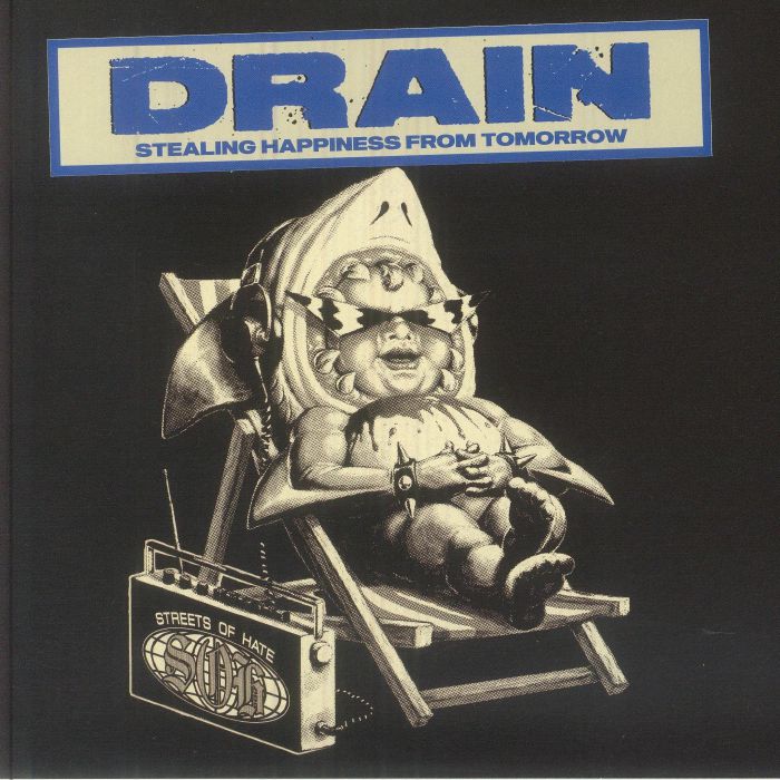 DRAIN - Stealing Happiness From Tomorrow vinyl sleeve
