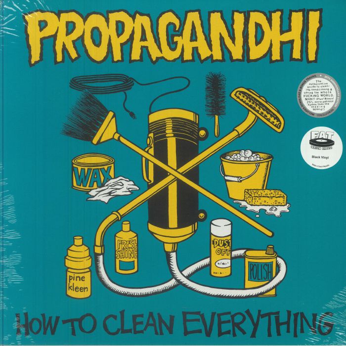 PROPAGANDHI - How To Clean Everything (20th Anniversary Edition) vinyl sleeve