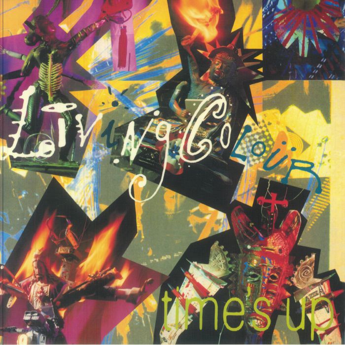 LIVING COLOUR - Time's Up vinyl sleeve