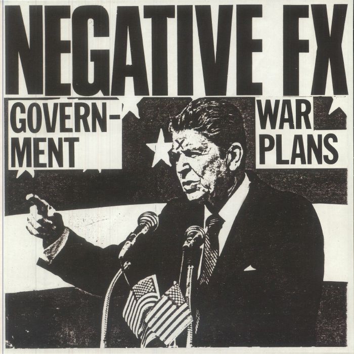 NEGATIVE FX - Government War Plans 1982 Demos (reissue) vinyl sleeve
