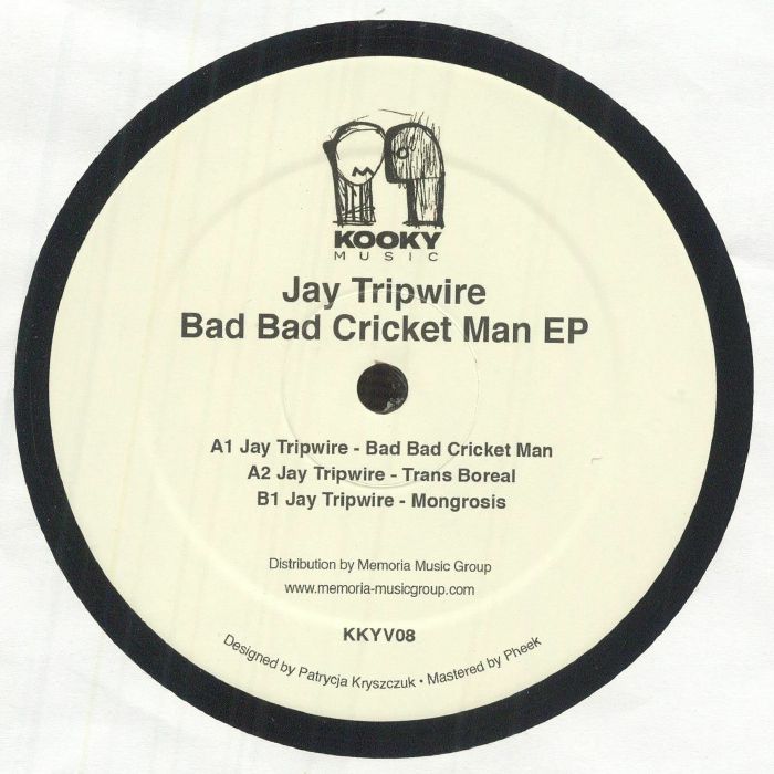 TRIPWIRE, Jay - Bad Bad Cricket Man EP vinyl sleeve