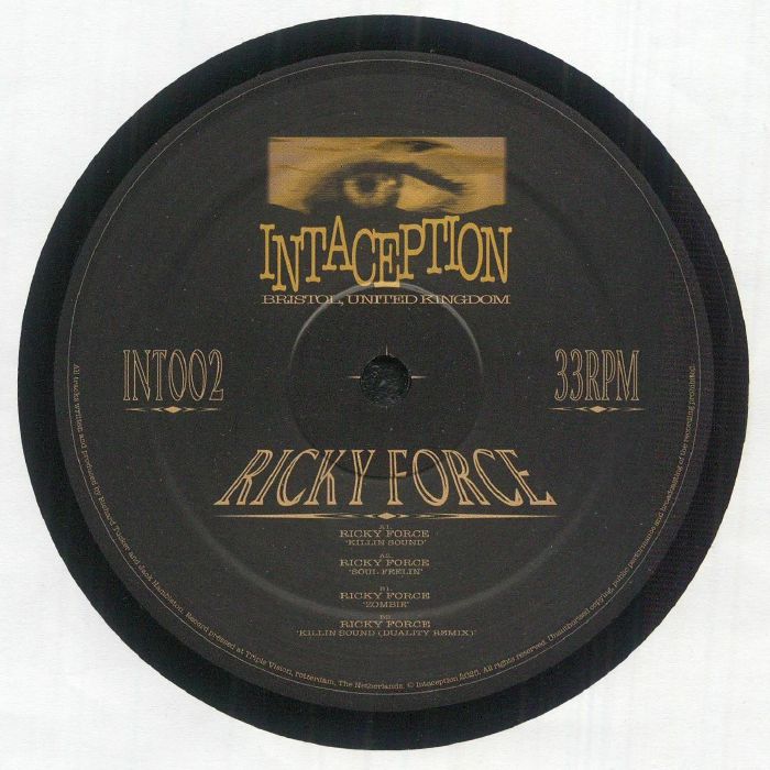 RICKY FORCE - INT002 vinyl sleeve
