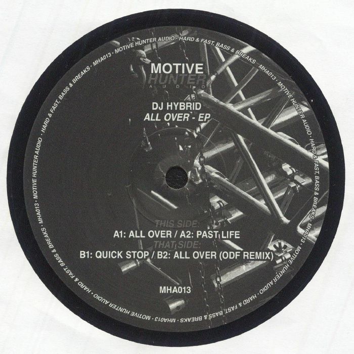 DJ HYBRID - All Over EP vinyl sleeve